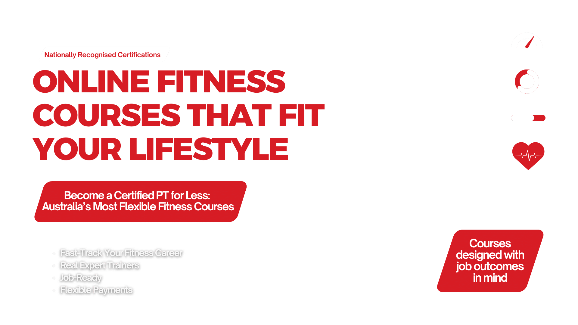 Courses that fit your lifestyle text
