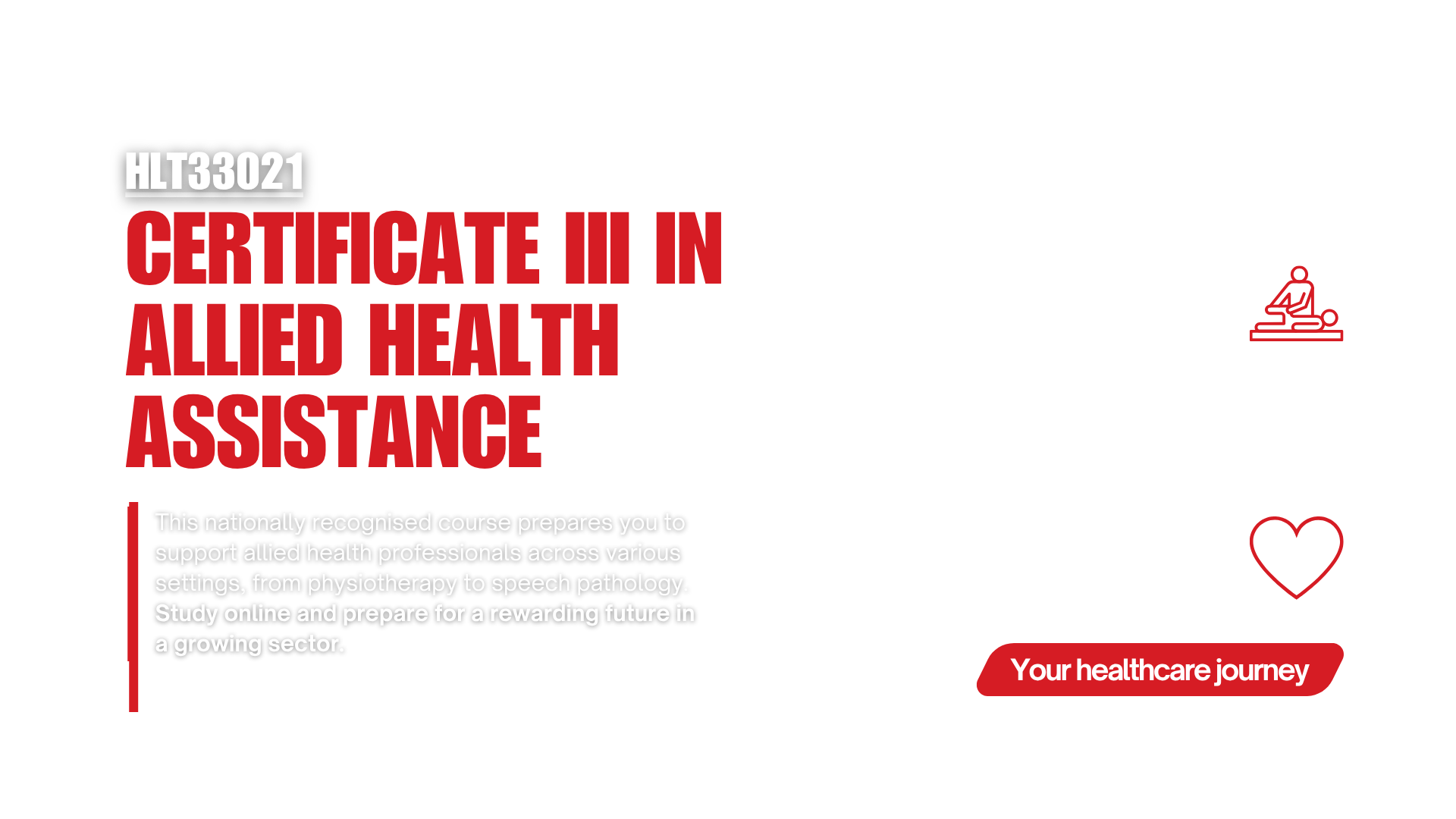 Online Certificate 3 in Allied Health Assistance